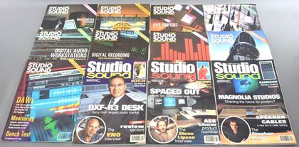 various-Studio Sound mags Jan 95 -  Dec 98